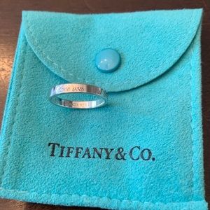 Tiffany & Co - I love you - sterling silver ring